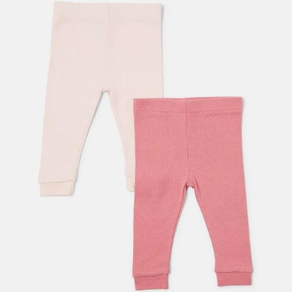 Kmart 2 Pack Thermal Tights-Pink A Size: 00