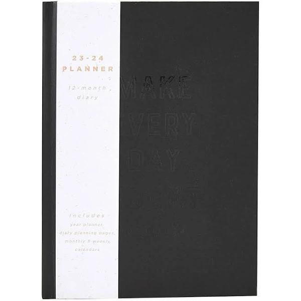 Kmart 23/24 A5 Daily Diary in Black