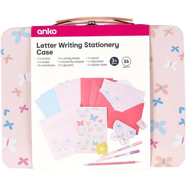 Kmart 26 Piece Letter Writing Stationery Case