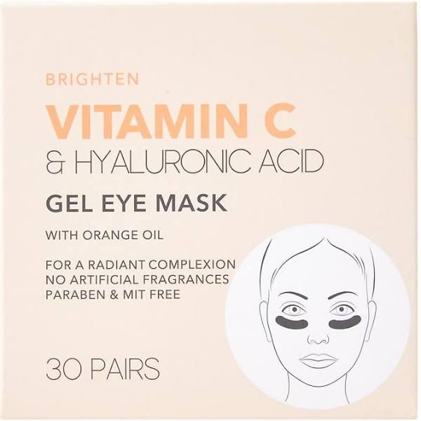 Kmart 30 Pack Brighten Gel Eye Mask-Vitamin C and Hyaluronic Acid