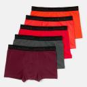 Kmart 5 Pack Plain Trunks in Firem
