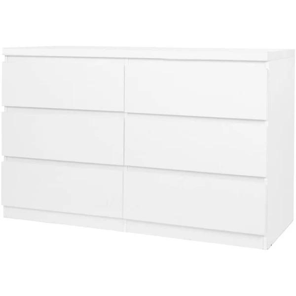 Kmart 6 Drawer Dresser in White