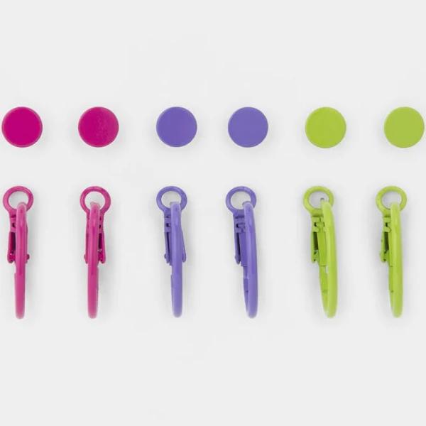 Kmart 6 Pack Hoop and Stud Earrings
