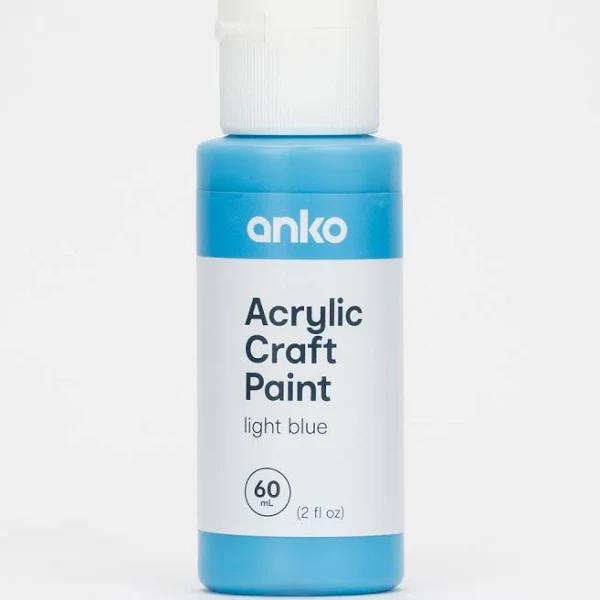 Kmart 60ml Acrylic Craft Paint in Light Blue