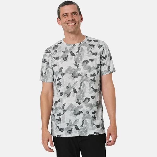 Kmart Active Mens Printed Tee-Geo CamoL