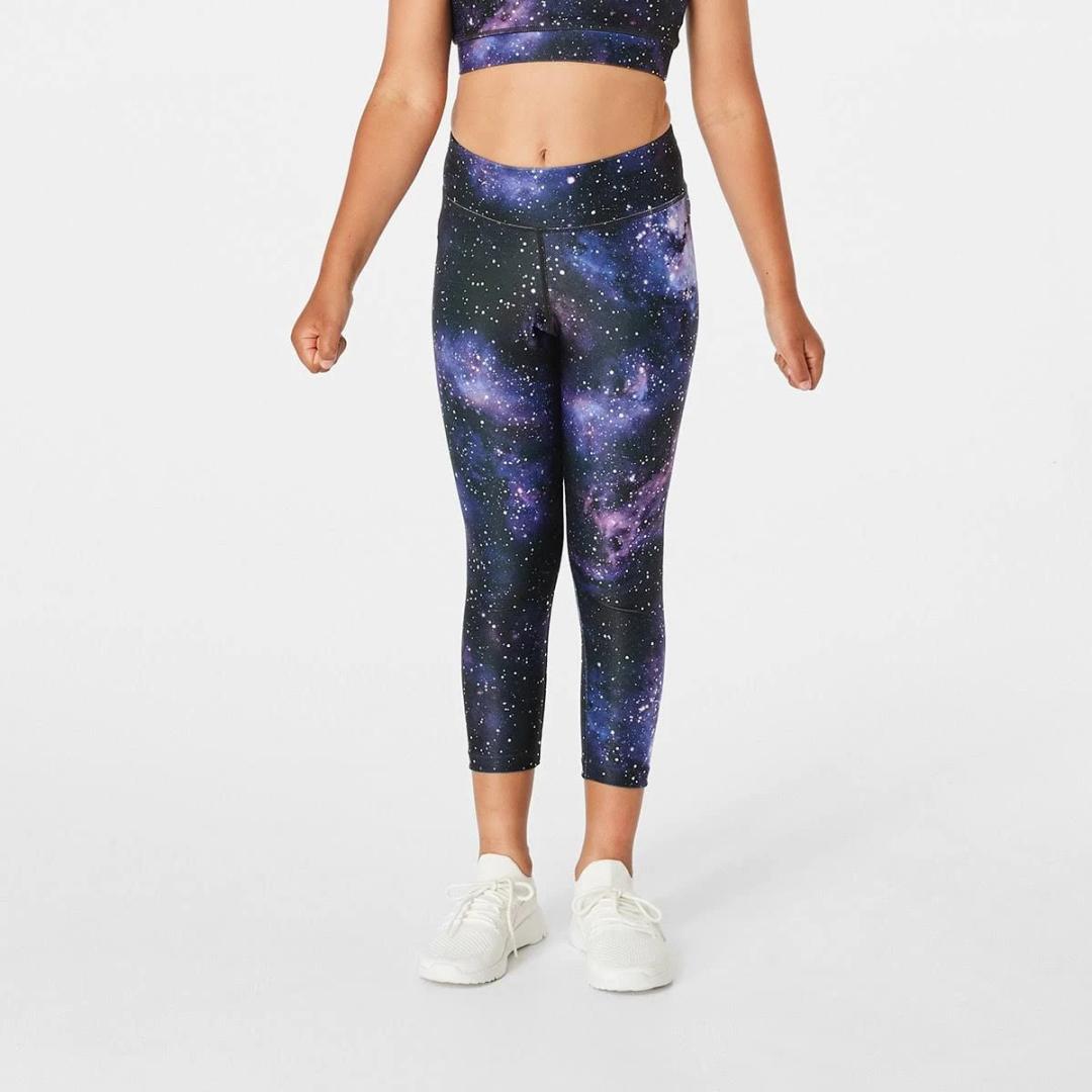 Kmart Active Printed Leggings-Galaxy Size: 6