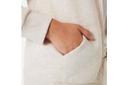 Kmart Active Womens Core Zip Through Hoodie-Oatmel Mrl Size: 12