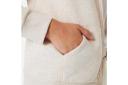 Kmart Active Womens Core Zip Through Hoodie-Oatmel Mrl Size: 8