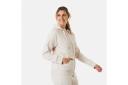 Kmart Active Womens Core Zip Through Hoodie-Oatmel Mrl Size: 8