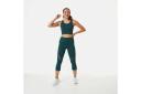 Kmart Active Womens Crop Mesh Performance Leggings-Deep Teal Size: 10