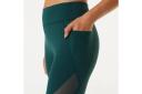 Kmart Active Womens Crop Mesh Performance Leggings-Deep Teal Size: 10
