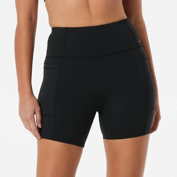 Kmart Sports Cycling Bike Shorts Plus Size 18 Womens Black Gym Workout  Stretch