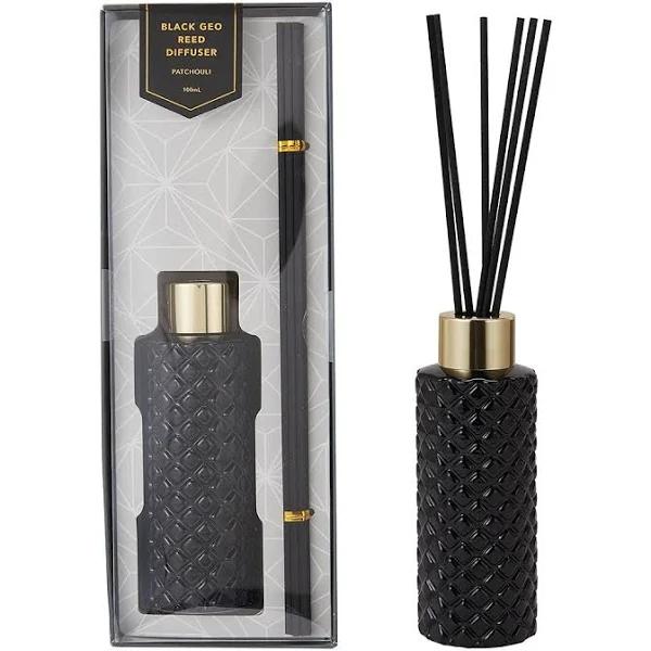 Kmart Black Geo Reed Diffuser 100ml