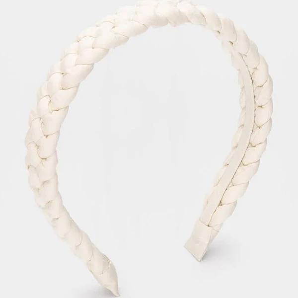Kmart Braided Headband in Cream