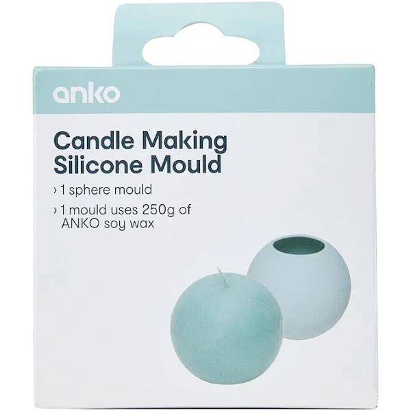 Kmart Candle Making Silicone Mould in Sphere