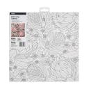 Kmart Colouring Canvas-Protea