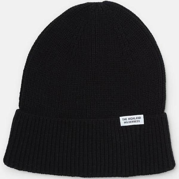 Kmart Cotton Rib Beanie in Black