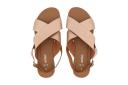 Kmart Crossover Footbed Sandals-Rose Gold Size: 5