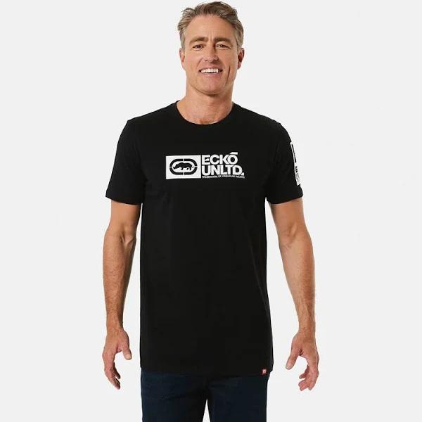 Kmart Ecko License Longline T-Shirt in BlackM