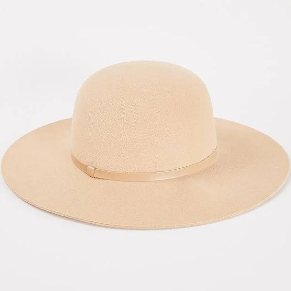 Kmart Felted Wide Brim Floppy Hat in Tan