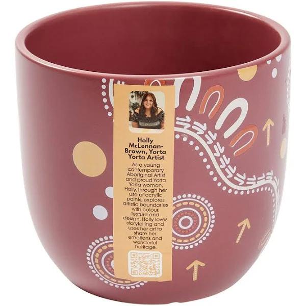 Kmart Leaving Footprints Plum Pot