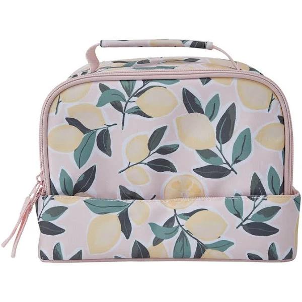 Kmart Lemons Insulated Twin Deck Lunch Bag