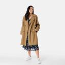 Kmart Lightweight Trench Coat-Sandstone Size: 10