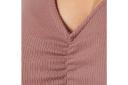 Kmart Long Sleeve Ruched Bodysuit-Dk Rose Size: 12