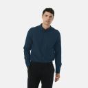 Kmart Long Sleeve Stretch Oxford Shirt in Paris Navy Size: XS