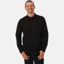 Kmart Long Sleeve Stretch Oxford Shirt in White Size: XL