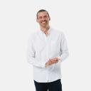 Kmart Long Sleeve Stretch Oxford Shirt in WhiteXXL Size: 2XL