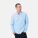 Kmart Long Sleeve Stretch Oxford Shirt-Light Blue Size: 4XL