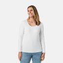 Kmart Long Sleeve Stretch T-shirt-White Size: 16