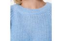 Kmart Loose Knit Jumper-Blu Mrl Size: 6-8