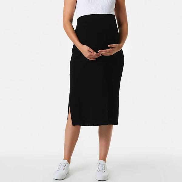 Kmart Maternity Rib Column skirt-Black Size: 16