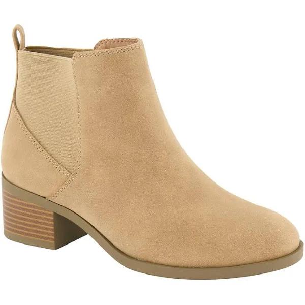 Kmart Mid Block Heel Boots-Taupe Size: 8