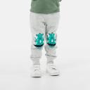 Kmart Novelty Knee Trackpants-Grey Dino Size: 8