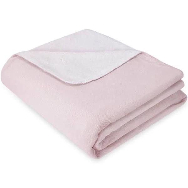 Kmart Oscar Reversible Blanket-Double/, Pink Size: Queen Bed