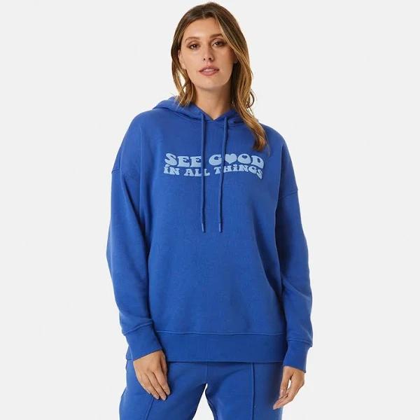 Kmart Overd Print Hoodie-See Good Size: 8