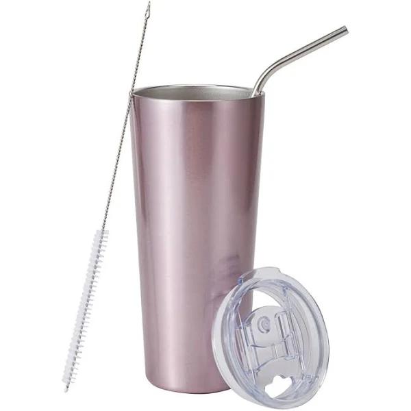 Kmart Pink On The Go Tumbler Set Size: 600ml