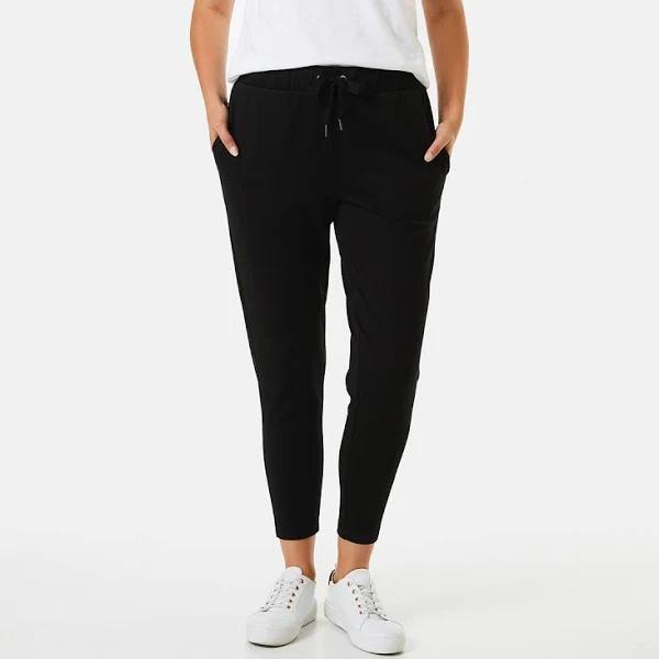Kmart Ponte Trackpants-Black Size: 12