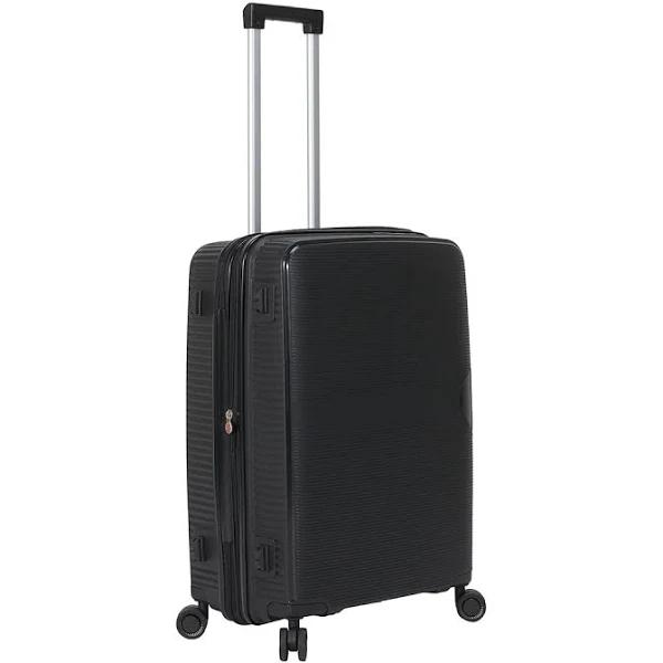 Kmart Premium 8 Wheels Hard Case in Black Size: 61cm