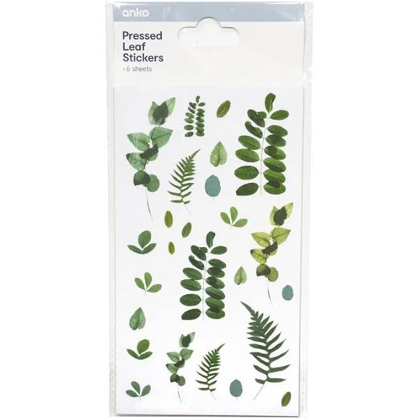 Kmart Pressed Leaf Stickers
