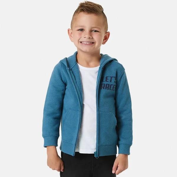 Kmart Print Zip Through Hoodie-Stelar Rac Size: 2