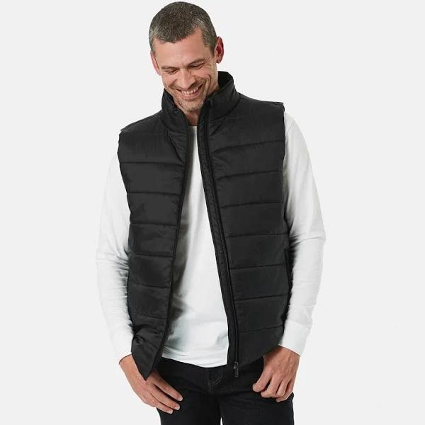 Kmart Puffer Vest-black Size: 4XL