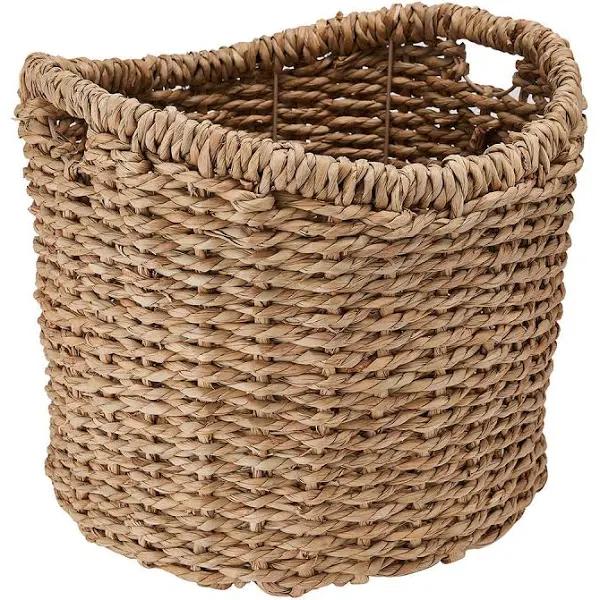 Kmart Round Chunky Weave Scoop Top Basket