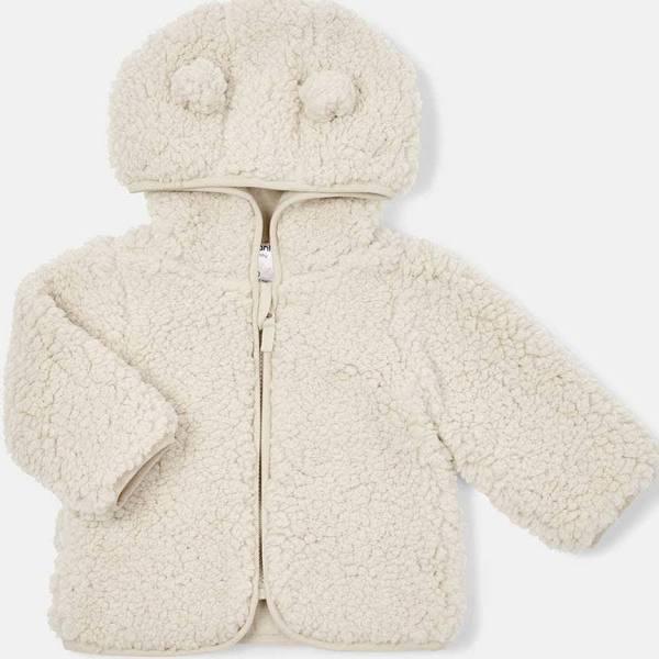 Kmart Sherpa Bear Jacket-Graymorn A Size: 000
