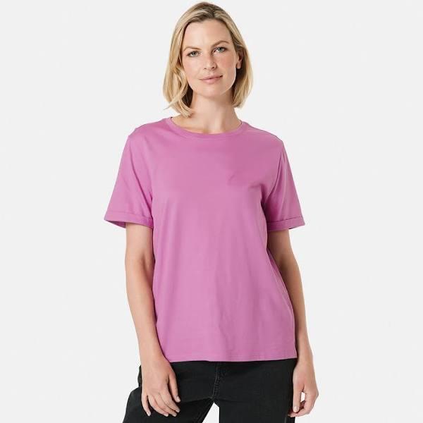 Kmart Short Sleeve Australian Cotton T-shirt-Wlf Pink Size: 16