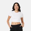 Kmart Short Sleeve Baby Ribbed T-shirt-White Size: 8