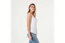 Kmart Sleeveless Double V-Neck Drape Tank Top-White Size: 16